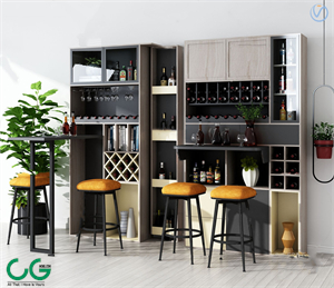 modern bar counter 3d model